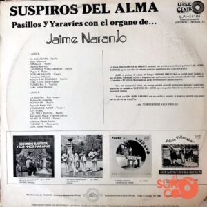 Disco de Vinilo Jaime Naranjo - Suspiros Del Alma Vinyl Record