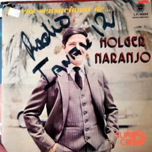 Disco de Vinilo Holger Naranjo - La Voz Sensacional De Holger Naranjo Vinyl Record