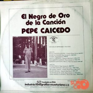 Disco de Vinilo Pepe Caicedo - El Negro De Oro De La Canción Vinyl Record