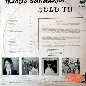Disco de Vinilo Mario Sanabria - Solo Tu Vinyl Record