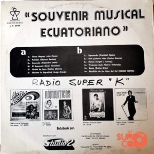 Disco de Vinilo Humberto Santacruz - Souvenir Musical Ecuatoriano Vinyl Record