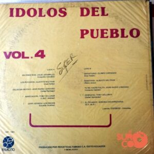 Disco de Vinilo Varios - Ídolos Del Pueblo Vol 4 Vinyl Record