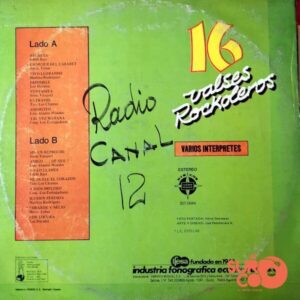 Disco de Vinilo Varios - 16 Valses Rockoleros Vinyl Record