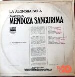 Disco de Vinilo Maruja Mendoza   - La Alondra Sola Vinyl Record