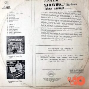 Disco de Vinilo Jaime Naranjo - Pasillos, Yaravies Y Lágrimas Vol 2 Vinyl Record