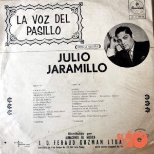 Disco de Vinilo Julio Jaramillo - La Voz Del Pasillo Vinyl Record