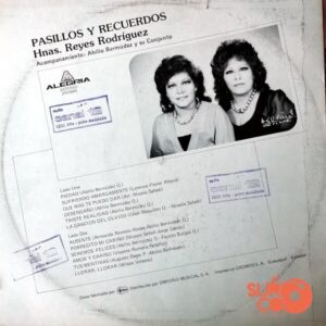 Disco de Vinilo Hermanas Reyes Rodríguez - Pasillos Y Recuerdos Vinyl Record