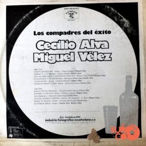 Disco de Vinilo Cecilio Alva - Los Compadres Del Éxito Vinyl Record