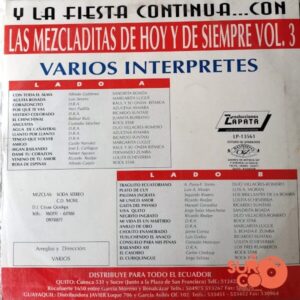 Disco de Vinilo Varios - Y La Fiesta Continúa Vinyl Record