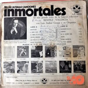 Disco de Vinilo Dúo Benítez Valencia - Las Últimas Canciones Inmortales Vinyl Record