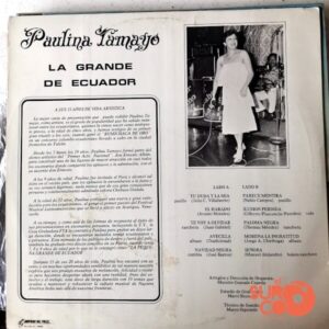 Disco de Vinilo Paulina Tamayo - La Grande Del Ecuador Vinyl Record
