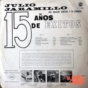Disco de Vinilo Julio Jaramillo - 15 Años De Éxitos Vinyl Record