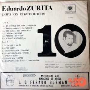 Disco de Vinilo Eduardo Zurita - Para Los Enamorados Vinyl Record