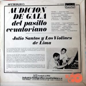 Disco de Vinilo Los Violines De Lima - Audición De Gala Vinyl Record