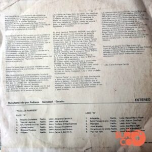 Disco de Vinilo Pancho Piedra - Pasillos Famosos Vinyl Record