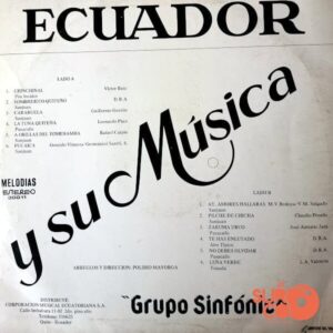 Disco de Vinilo Grupo Sinfónico - Ecuador Y Su Música Vinyl Record