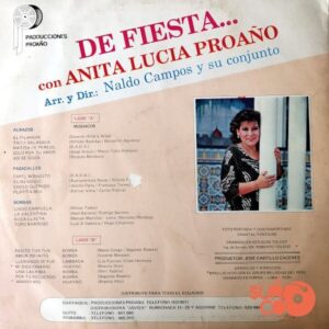 Disco de Vinilo Anita Lucía Proaño - Juntas Las Estrellas Vol 2 Vinyl Record