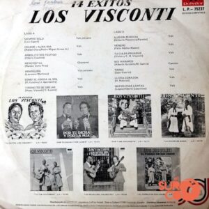 Disco de Vinilo Los Visconti - 15 Éxitos De Los Visconti Vinyl Record