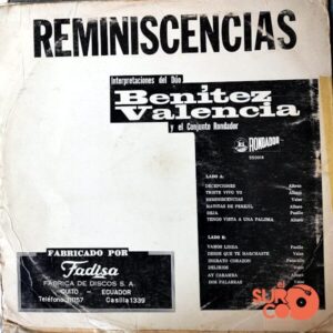 Disco de Vinilo Dúo Benítez Valencia - Reminiscencias Vinyl Record