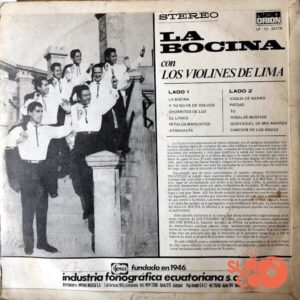 Disco de Vinilo Los Violines De Lima - La Bocina Vinyl Record