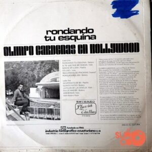 Disco de Vinilo Olimpo Cárdenas - Rondando Tu Esquina Vinyl Record