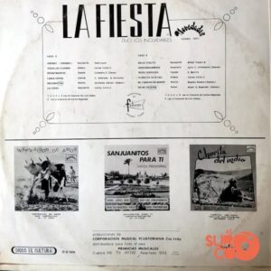 Disco de Vinilo Dúo Los Inolvidables - La Fiesta Vinyl Record