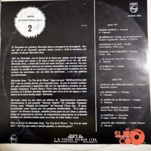 Disco de Vinilo Mercedes Sosa - Cantos De Mi Tierra Y De Mi Gente Vinyl Record