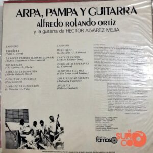 Disco de Vinilo Alfredo Rolando Ortiz - Arpa, Pampa Y Guitarra Vinyl Record