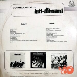 Disco de Vinilo Inti Illimani - Lo Mejor De Inti Illimani Vinyl Record