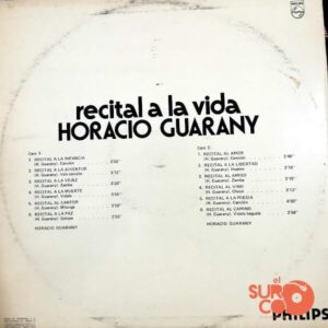 Disco de Vinilo Horacio Guarany - Recital A La Vida Vinyl Record
