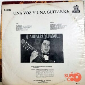 Disco de Vinilo Atahualpa Yupanqui - Una Voz Y Una Guitarra Vinyl Record