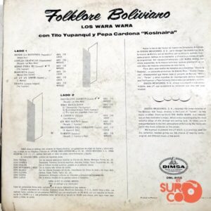 Disco de Vinilo Los Wara Wara - Folklore Boliviano Vinyl Record