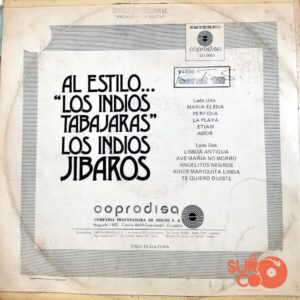 Disco de Vinilo Los Indios Jíbaros - Al Estilo… “Los Indios Tabajaras” Vinyl Record