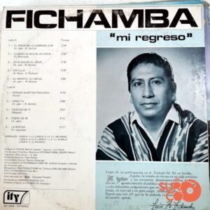 Disco de Vinilo Jesús Fichamba  - Mi Regreso Vinyl Record
