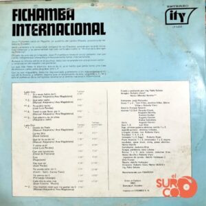 Disco de Vinilo Jesús Fichamba  - Fichamba Internacional Vinyl Record