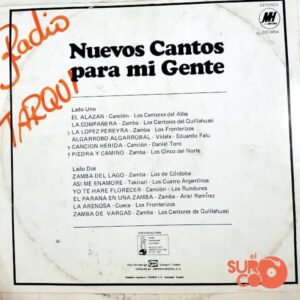 Disco de Vinilo Varios - Nuevos Cantos Para Mi Gente Vinyl Record