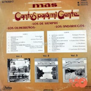 Disco de Vinilo Varios - Más Cantos Para Mi Gente Vinyl Record