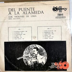Disco de Vinilo Los Violines De Lima - Del Puente A La Alameda Vinyl Record