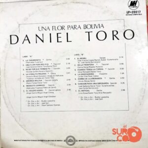 Disco de Vinilo Daniel Toro - Una Flor Para Bolivia Vinyl Record