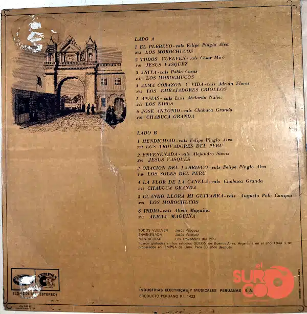 Disco de Vinilo Varios  - Vale Un Perú Vinyl Record