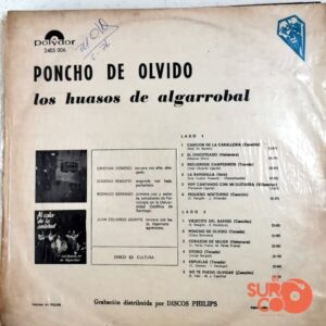 Disco de Vinilo Los Huasos De Algarrobal - Poncho Del Olvido Vinyl Record