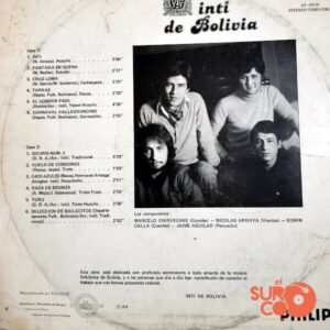 Disco de Vinilo Inti De Bolivia - Inti De Bolivia Vinyl Record