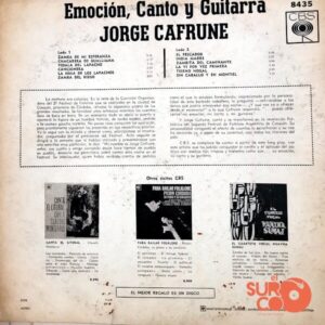 Disco de Vinilo Jorge Cafrune - Emoción, Canto Y Guitarra Vinyl Record