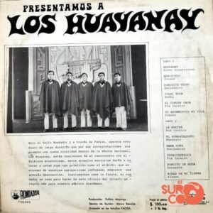 Disco de Vinilo Los Huayanay - Presentamos A Los Huayanay Vinyl Record