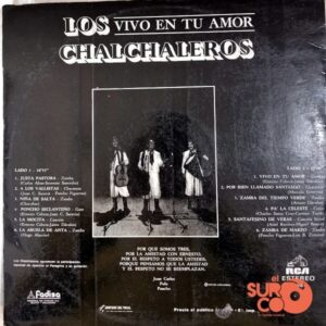 Disco de Vinilo Los Chalchaleros - Vivo En Tu Amor Vinyl Record