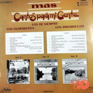 Disco de Vinilo Varios - Más Cantos Para Mi Gente Vinyl Record