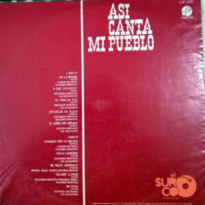 Disco de Vinilo Varios - Así Canta Mi Pueblo Vinyl Record
