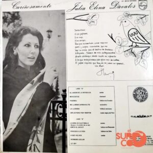 Disco de Vinilo Julia Elena Dávalos - Cariñosamente Vinyl Record