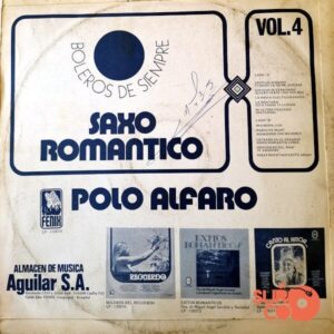 Disco de Vinilo Polo Alfaro - Saxo Romántico Vinyl Record