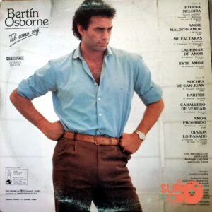 Disco de Vinilo Bertín Osborne - Tal Como Soy Vinyl Record